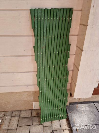 Шпалера для вьющихся растений; б/у; зеленая, 3*1 м