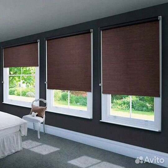 Жалюзи, шторы рулонные