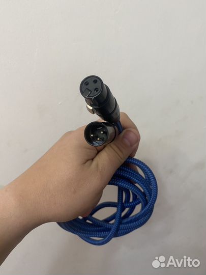 XLR кабель в оплетке 3 метра