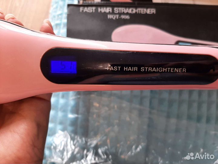 Расческа-выпрямитель fast hair straightener