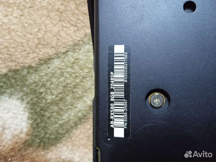 Видеокарта rx580 8gb