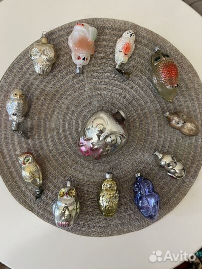 Елочные игрушки СССР