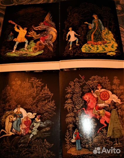 Набор открыток Русские сказки, формат 15х21