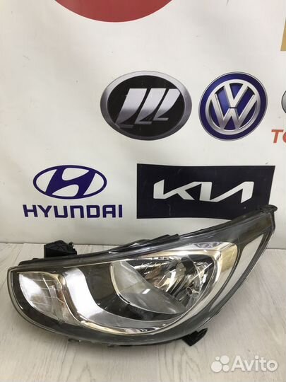 Фара Hyundai solaris Лев
