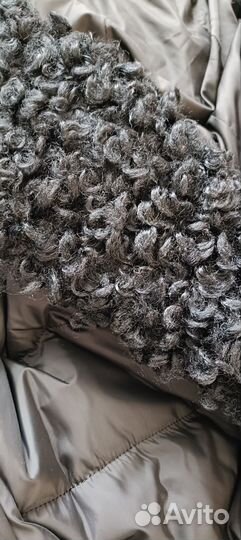 Шикарный женский пуховик размер 42 44