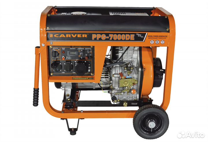 Генератор дизельный Carver PPG-7000DE