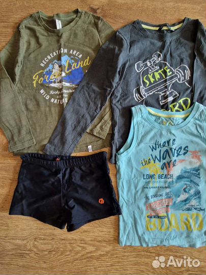 Вещи пакетом на мальчика 128-134