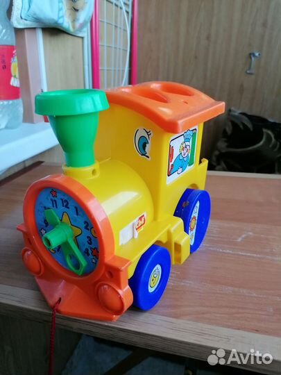 Паровозик-каталка, сортер