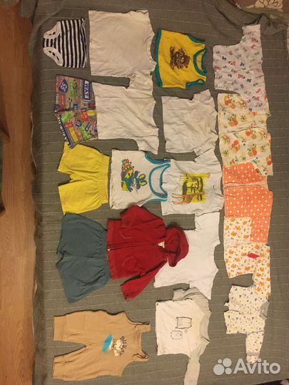 Детские вещи пакетом от 0 до года