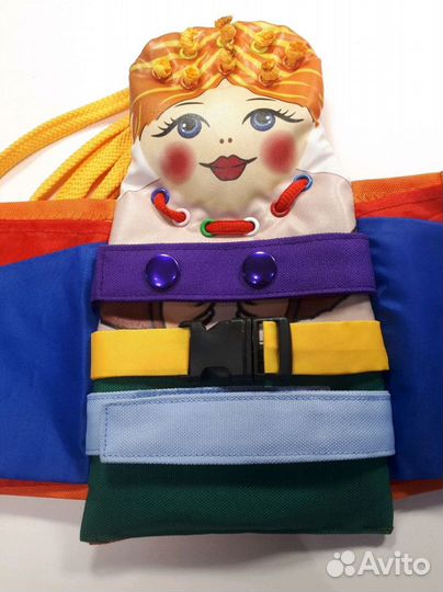 Матрешка-застежка. Монтессори