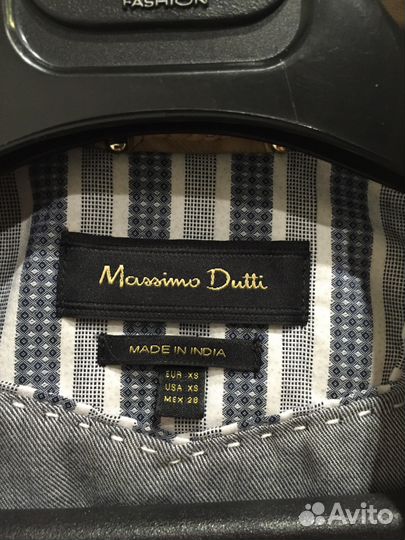 Кожаная куртка косуха Massimo Dutti р.xs