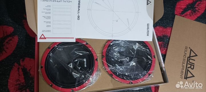 Динамики Aura Fireball 80