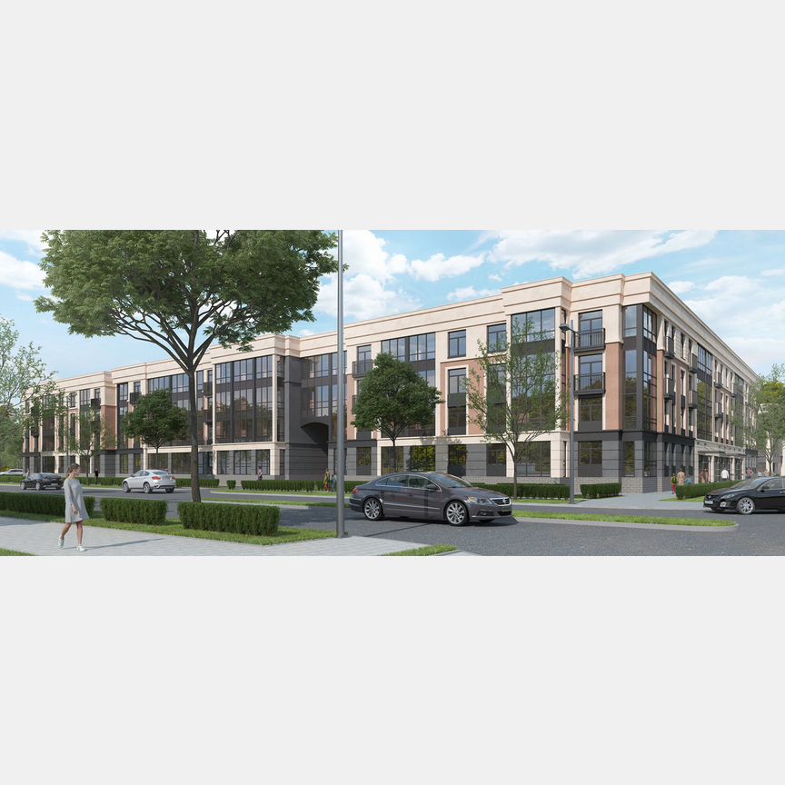 2-к. квартира, 66,5 м², 2/4 эт.