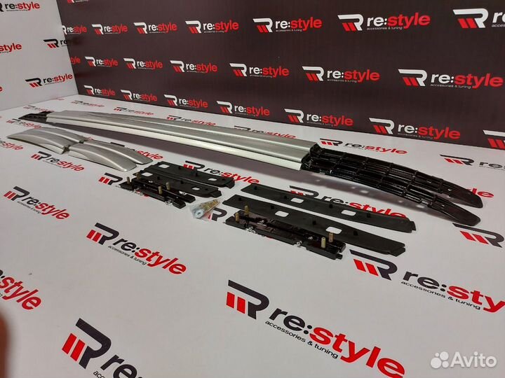 Рейлинги Mitsubishi Outlander с13г Серебро D2049