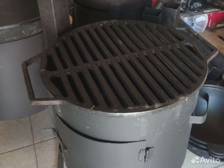 Казан чугунный 10л + печь под казаном