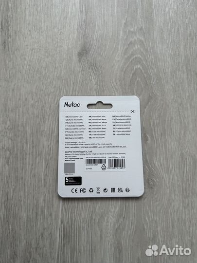 Флешка карта micro sd 32 gb Netac