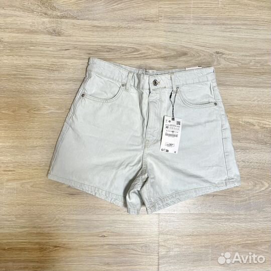 Оригинал zara Шорты Moms с высокой талией EUR 40
