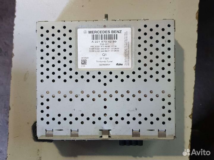 TV тюнер мерседес w221
