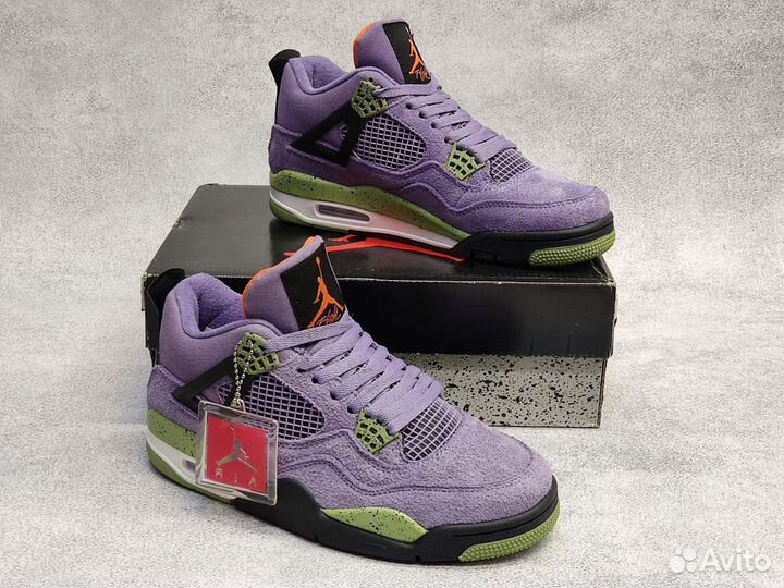 Кроссовки Nike Air Jordan 4 Retro Cany Purple