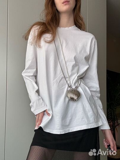 Женская сумка-ракушка через плечо