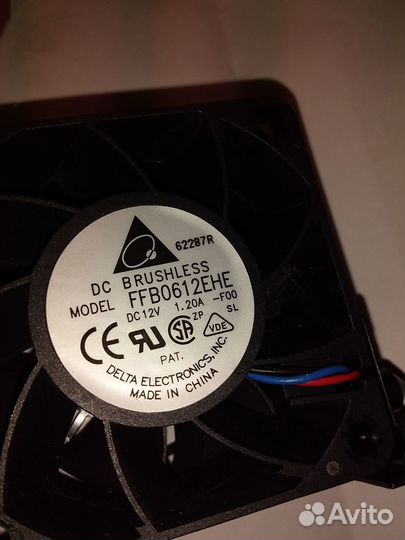 Кулер вентилятор Дельта 60х60х38 мм