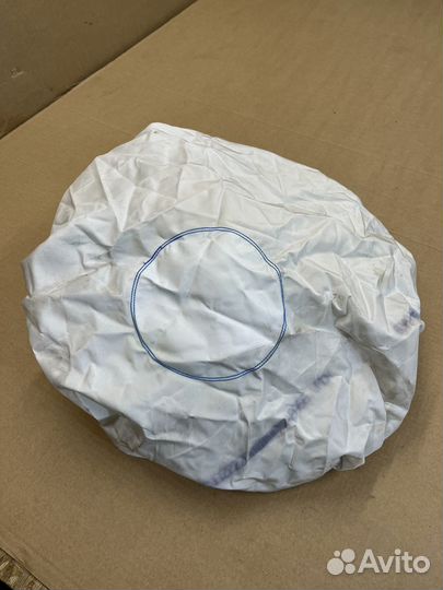 Подушка руля сработавшая Черная Коричневая Колеос