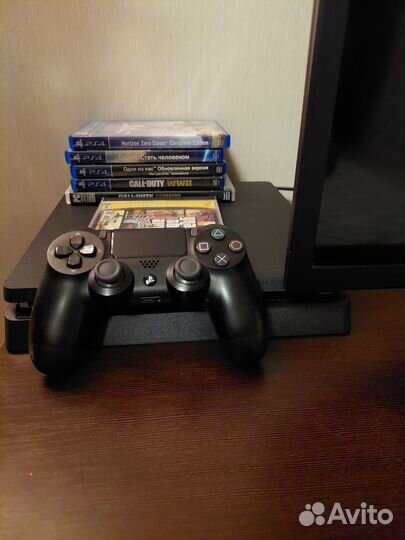 Ps4 Slim 1tb с играми