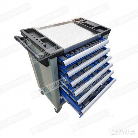 Тележка инструментальная с набором инструмента 255