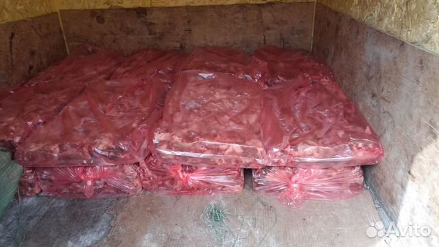 Говяжья обрезь, мясо, корм для собак, первый сорт