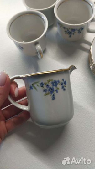 Фарфоровый сервиз jlmenau гдр ретро винтаж