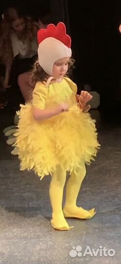 Костюм цыпленка для девочки 86-104