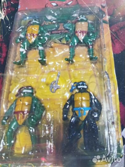Фигурки Черепашек ниндзя комплект 90-х