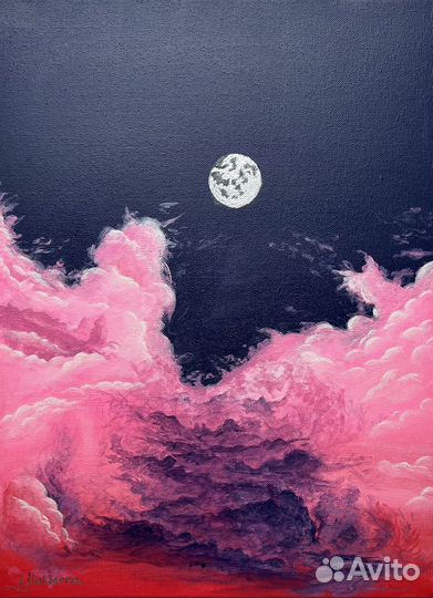 Картина акрилом на холсте