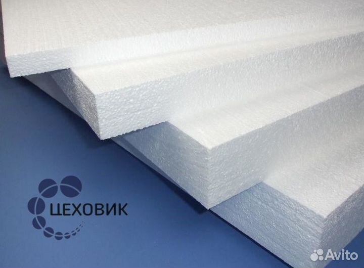 Пенопласт листы + нарезка