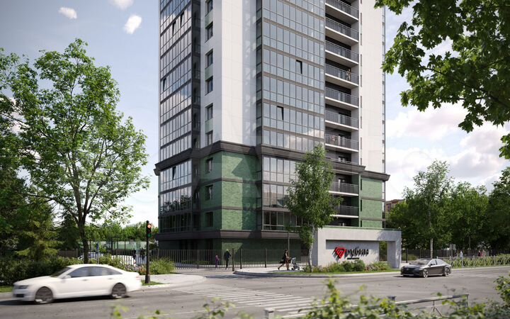 4-к. квартира, 90 м², 2/25 эт.