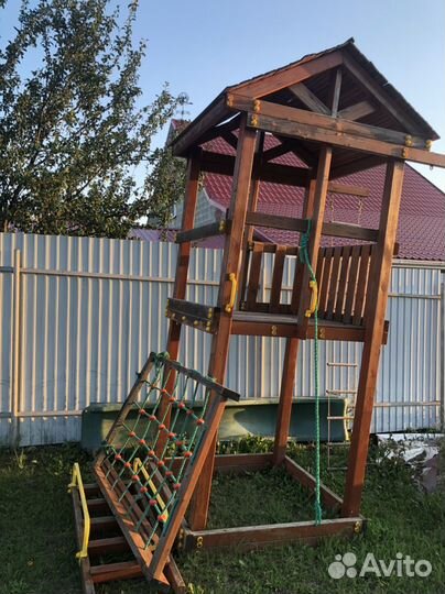 Детская игровая уличная горка