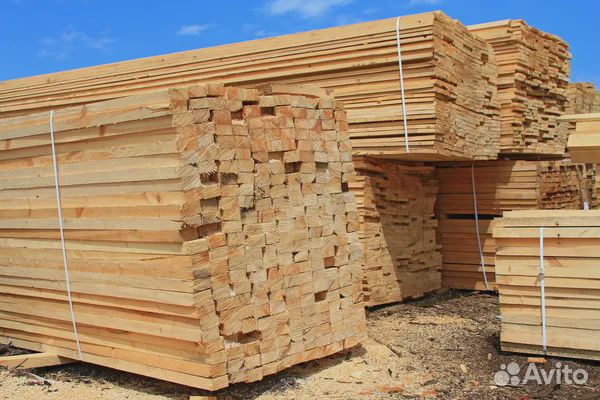 Пиломатериал обрезной, брус