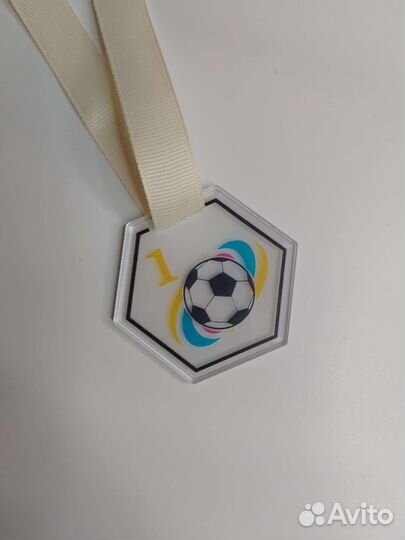 Медали наградные по футболу 1 2 3 место