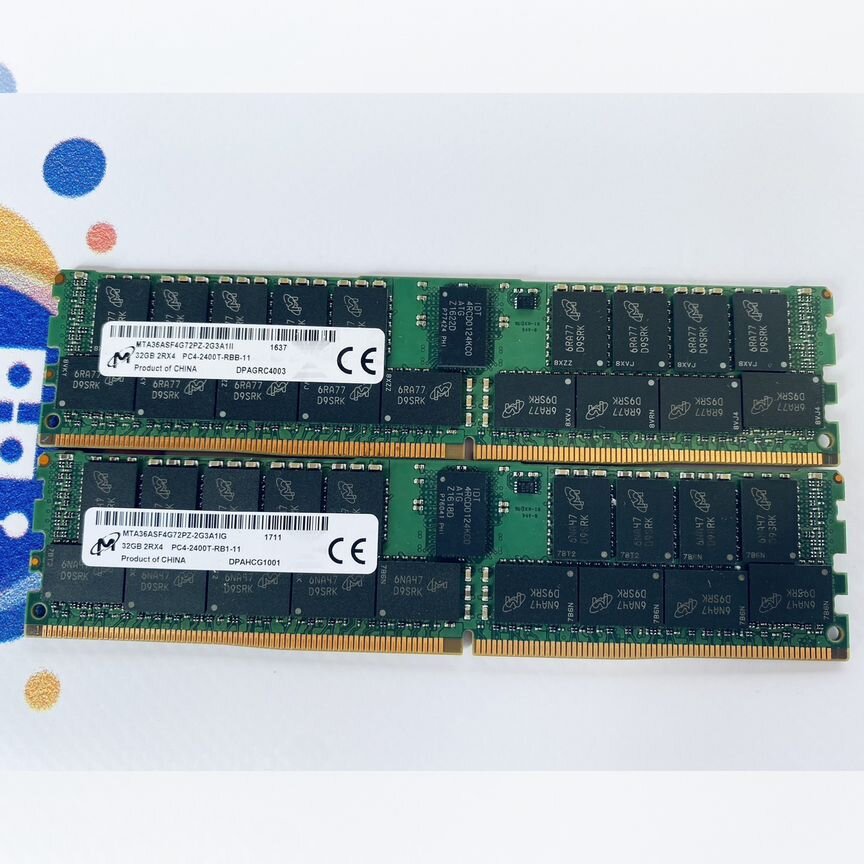 [MTA36ASF4G72PZ-2G3] Ddr4 32gb Ecc Reg 2400 Серверная Память Mta36asf4g72pz-2g3