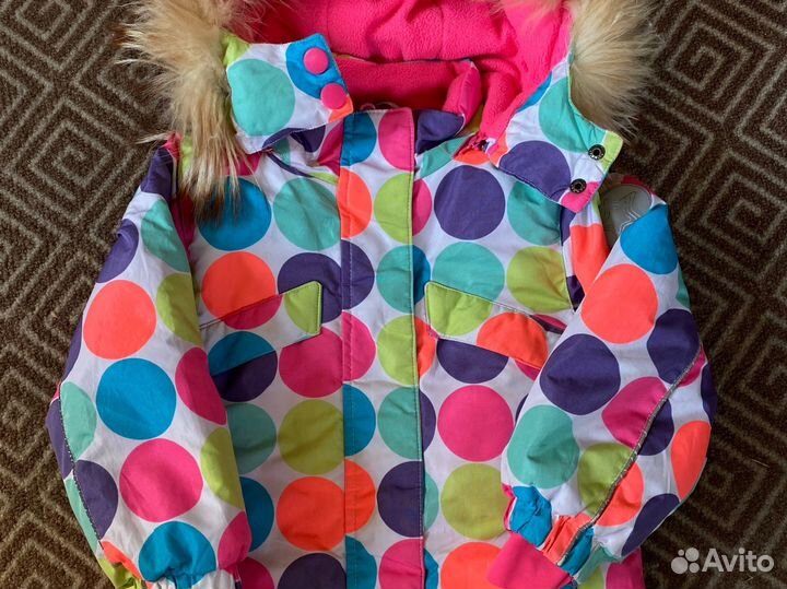 Зимний костюм для девочки 104