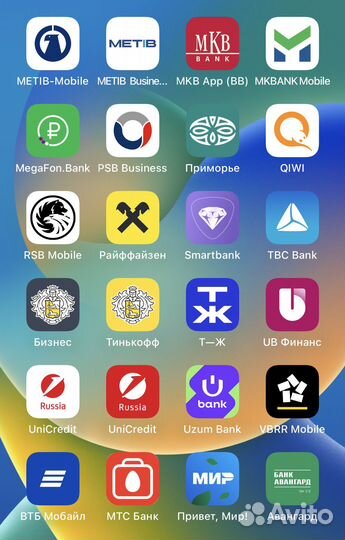 Установка приложений на iPhone.Сбербанк,Тинькофф