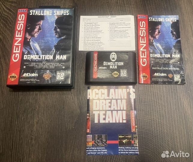 Игра Demolition Man на Sega Genesis