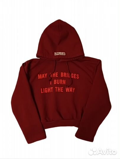 Vetements May the Bridges Hoodie