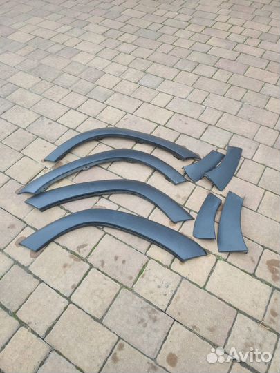 Накладки на арки renault duster 1, дорестайлинг