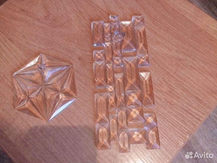 Хрустальные подвески для люстры СССР