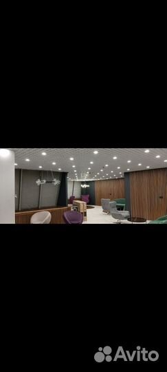 Установка светильников