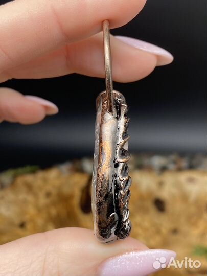 Подвеска бронза горный Хрусталь