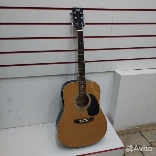 Гитара Sura dc-129eq/n (Рассрочка / Э1)