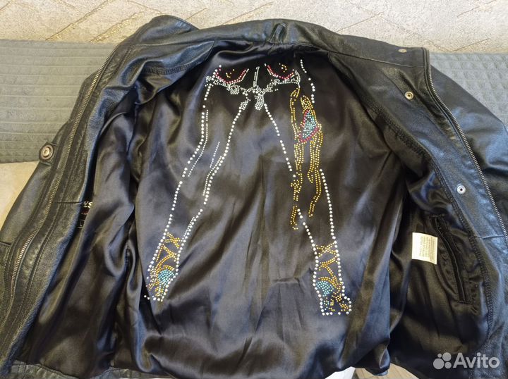 Кожаная куртка женская 42-44