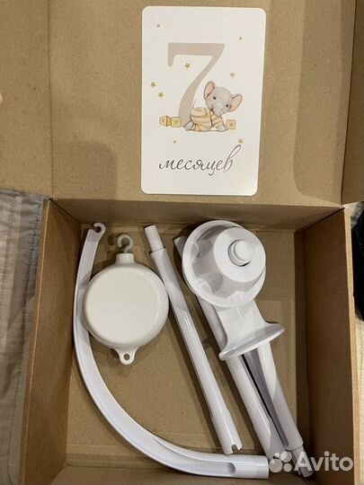 Мобиль на кроватку из фетра с музыкой